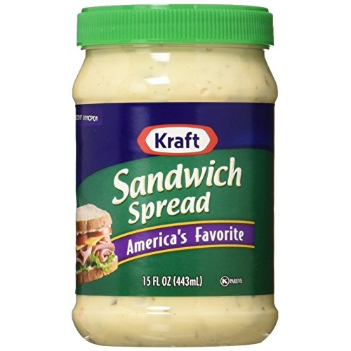 Kraft, Sandwich Spread, 15Oz Plastic Jars Pack Of 3