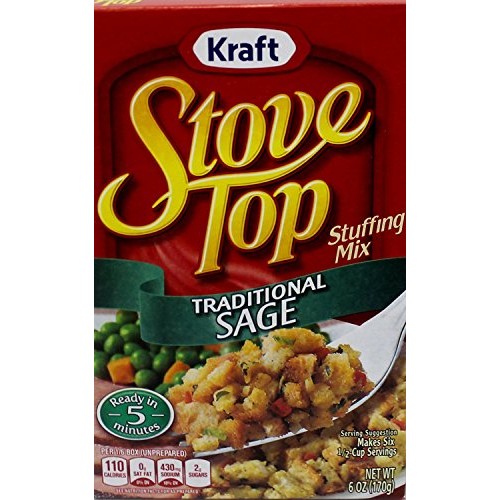 Kraft Stove Top Traditional Sage Stuffing Mix Pack Of 3