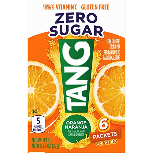 Sugar Free Tang On The Go 6/Packet Boxes .77Oz Each 12 Boxes
