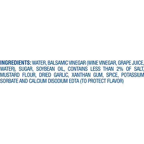 Kraft Balsamic Vinaigrette Lite Dressing 16 Fl Oz Bottles, Pack