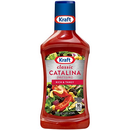 Kraft Classic Catalina Dressing, 16-Ounce Plastic Bottles Pack
