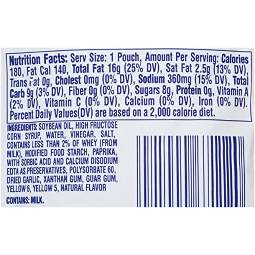 Kraft Creamy French Dressing 1.5Oz Packets, Pack Of 60