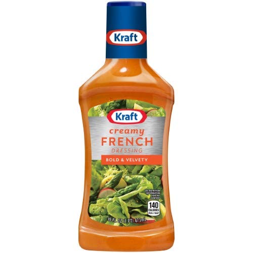 Kraft Creamy French Dressing, 16-Ounce Plastic Bottles Pack Of 2