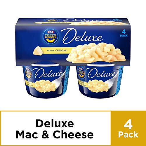Kraft Deluxe Easy Mac White Cheddar Macaroni And Cheese 4 Micro