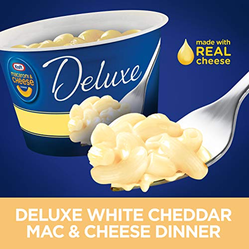 Kraft Deluxe Easy Mac White Cheddar Macaroni And Cheese 4 Micro