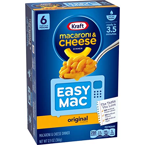 Kraft Easy Mac Original Flavor Macaroni And Cheese Dinner Cups,