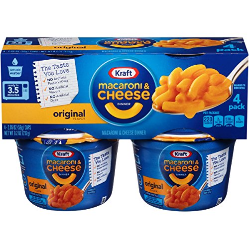 Kraft Easy Mac Original Flavor Macaroni And Cheese, 4 Ct - 8.2 O