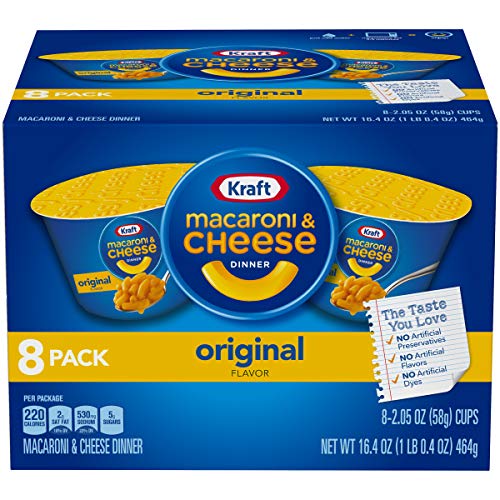 Kraft Easy Mac Original Flavor Macaroni And Cheese Dinner Cups,
