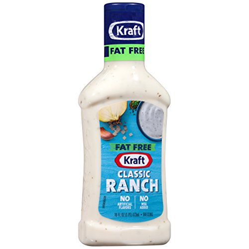Kraft Fat Free Classic Ranch Dressing 16 Oz Bottles, Pack Of 6