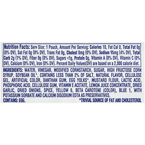 Kraft Single Serve Fat-Free Mayonnaise Dressing, 0.44 Oz. Packet