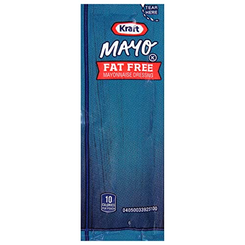 Kraft Single Serve Fat-Free Mayonnaise Dressing, 0.44 Oz. Packet
