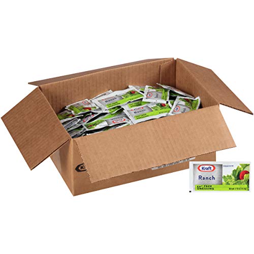 Kraft Fat Free Ranch Salad Dressing Single Serve Packet 0.44 Oz