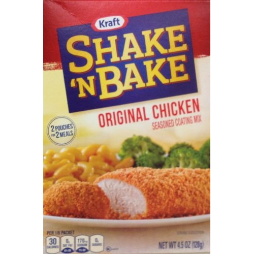 Shake N Bake Original Chicken Seasoned Coating Mix 4.5Oz 2 Boxes
