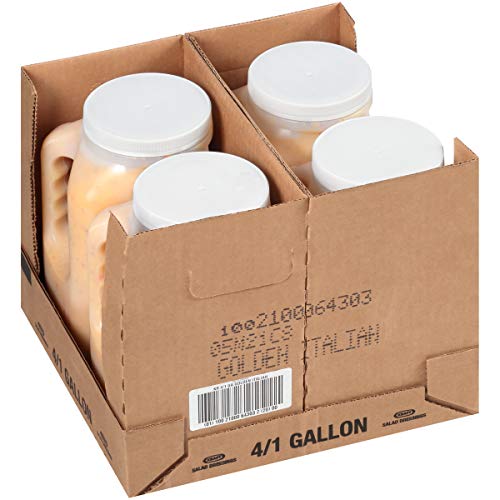 Kraft Golden Italian Salad Dressing 1 Gal Jugs, Pack Of 4