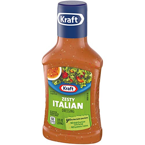 Kraft Salad Dressing Zesty Italian 72.0 Fl Oz 8 Bottles Pack Of 9