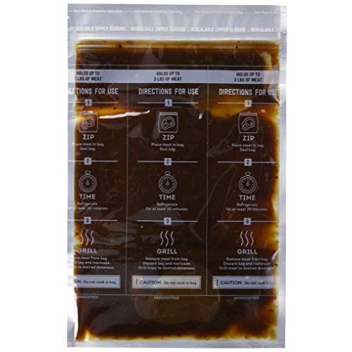 Kraft J.L. Marinade-In-A-Bag Liquid Marinade, 12 Ounce Pack Of 10