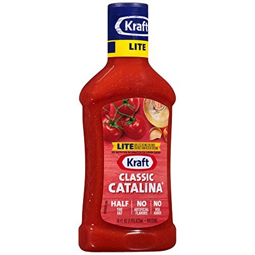 Kraft, Lite, Classic Catalina Dressing, 16Oz Bottle Pack Of 3