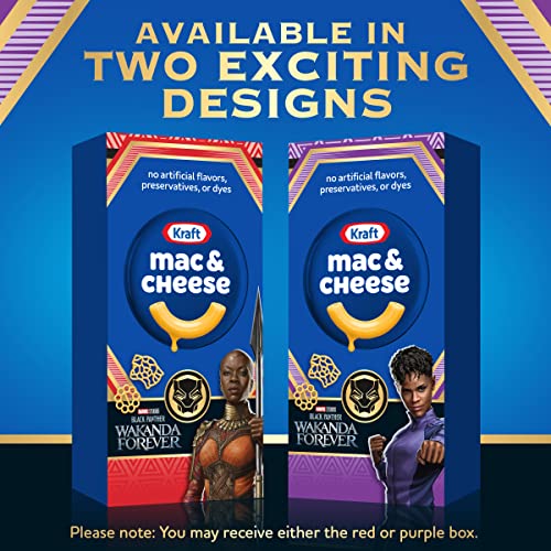 Kraft Macaroni & Cheese Dinner Black Panther: Wakanda Forever 5...