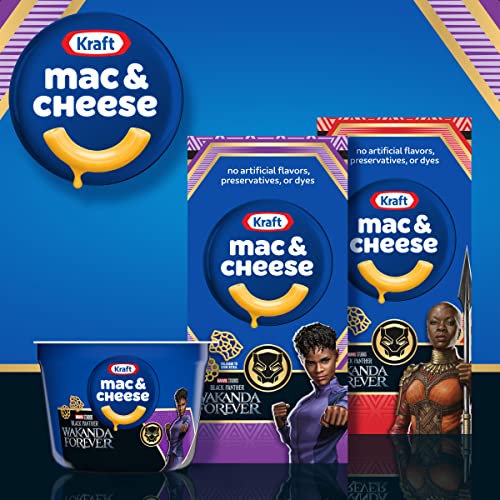 Kraft Macaroni & Cheese Dinner Black Panther: Wakanda Forever 5...