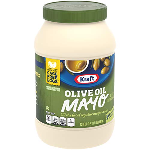 Kraft Mayo Olive Oil Mayonnaise 30 Oz Jars, Pack Of 12