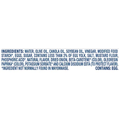 Kraft Mayo Olive Oil Mayonnaise 30 Oz Jars, Pack Of 12
