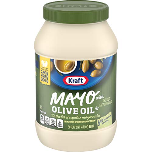 Kraft Mayo Olive Oil Mayonnaise 30 Oz Jars, Pack Of 12