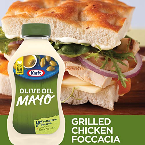 Kraft Mayo Olive Oil Reduced Fat Mayonnaise 12 Oz Bottle