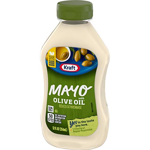 Kraft Mayo Olive Oil Reduced Fat Mayonnaise 12 Oz Bottle