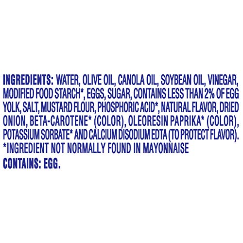 Kraft Mayo Olive Oil Reduced Fat Mayonnaise 22 Oz Bottles, Pack