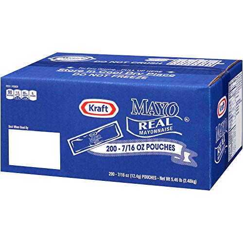 Kraft Mayo Packets .44 Fl. Oz. Packets, 200 Ct. Pack Of 6