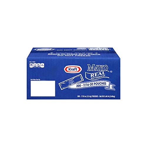 Kraft Mayo Packets .44 Fl. Oz. Packets, 200 Ct. Pack Of 6