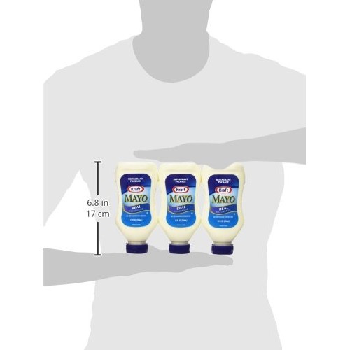 Kraft Mayo Real Mayonnaise 12 Oz Bottles, Pack Of 12