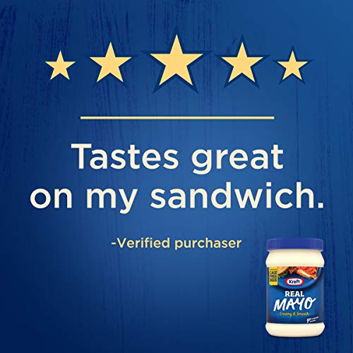 Kraft Mayo Real Mayonnaise 15 Oz Jars, Pack Of 12