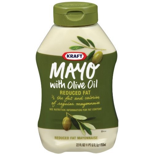 Kraft Mayonnaise With Olive Oil,22-Ounce Squeeze Bottles Pack O