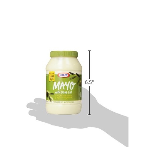 Kraft Mayonnaise With Olive Oil, 30-Ounce Jars Pack Of 2