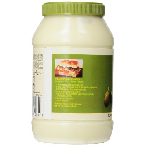 Kraft Mayonnaise With Olive Oil, 30-Ounce Jars Pack Of 2