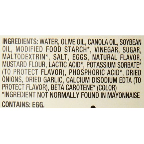 Kraft Mayonnaise With Olive Oil, 30-Ounce Jars Pack Of 2