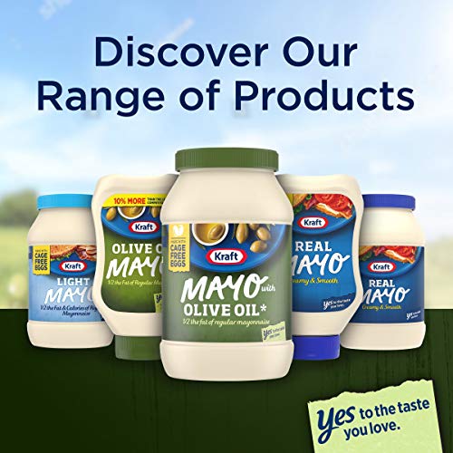 Kraft Mayonnaise With Olive Oil 30 Oz Jar