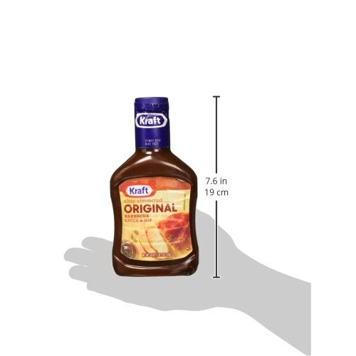 Kraft Original Slow-Simmered BBQ Barbecue Sauce 18 oz Bottle