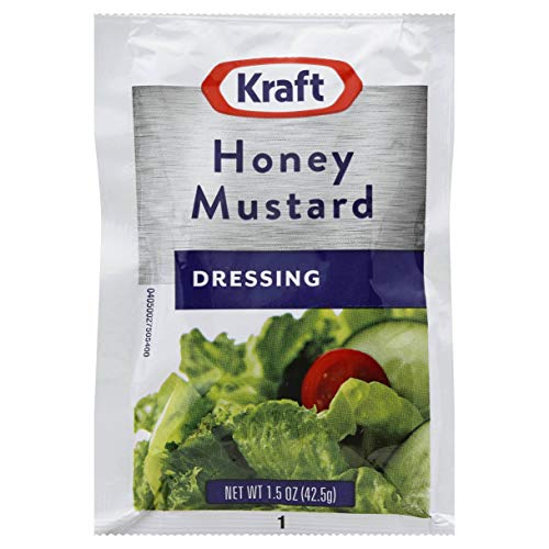 Kraft Portion Control Honey Mustard Dressing, 1.5 Ounce -- 60 Pe