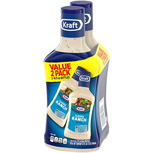 Kraft Ranch Dressing 16 Oz Bottles, Pack Of 2