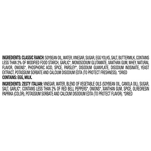 Kraft Classic Ranch &Amp; Zesty Italian Dressing 16 Oz Bottles, Twi