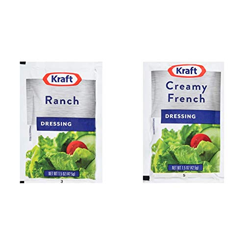 Kraft Ranch Salad Dressing Single Serve Packet 1.5 Oz Single Se