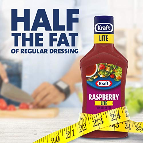 Kraft Raspberry Vinaigrette Lite Salad Dressing 6 Ct Pack, 16 F