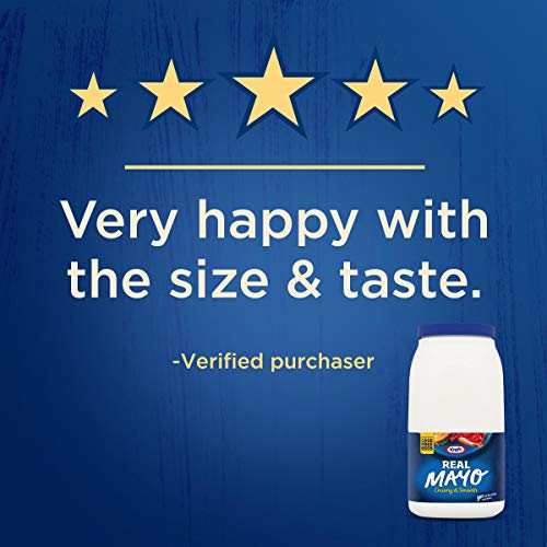 Kraft Real Mayo Mayonnaise Plastic Jug, 128 Ounce