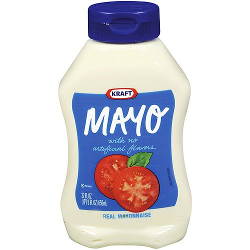 Kraft Real Mayonnaise Mayo Squeeze Bottle 22 Oz