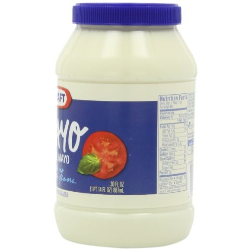 Kraft Real Spoonable Mayonnaise, 30 Ounce -- 12 Per Case.