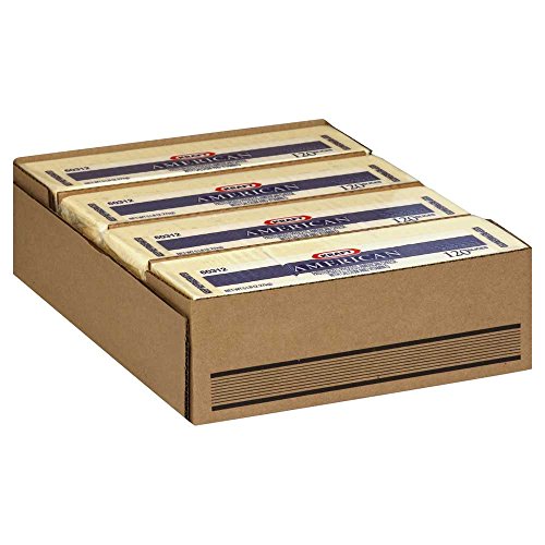 Kraft Regular American Sliced White Cheese, 5 Pound -- 4 Per Case.