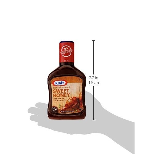 Kraft Slow Simmered Sweet Honey Barbecue Sauce 18 oz Bottle