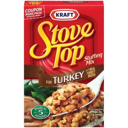 Kraft Stove Top Stuffing Mix Turkey 6 Oz Boxes Pack Of 6